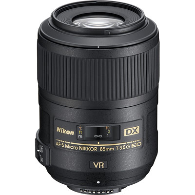 Nikon 85mm f3.5 G ED AF-S VR DX Micro Nikkor Lens