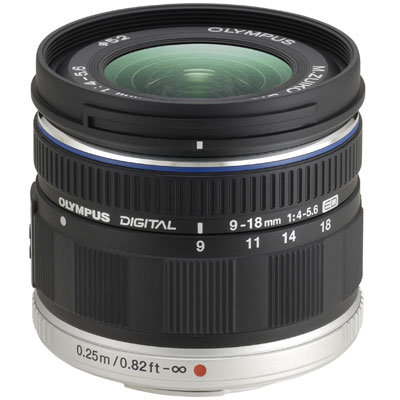 Olympus 9-18mm f4.0-5.6 M.ZUIKO Digital ED Micro Four Thirds Lens