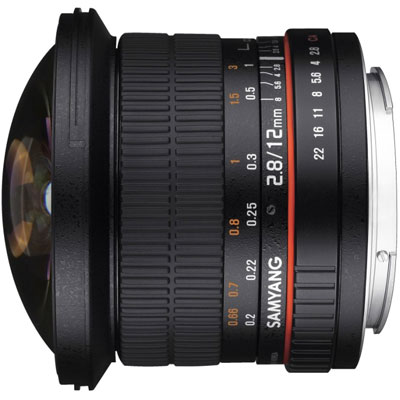 Samyang 12mm f2.8 ED AS NCS Fisheye Lens - Nikon Fit
