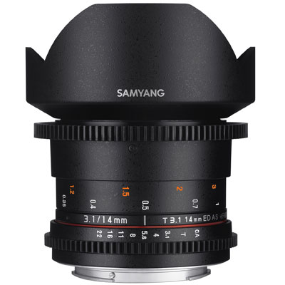 Samyang 14mm T3.1 ED AS IF UMC II Video Lens - Sony E Mount