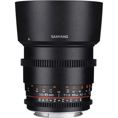 Samyang 85mm T1.5 AS IF UMC II VDSLR Lens - Nikon Fit