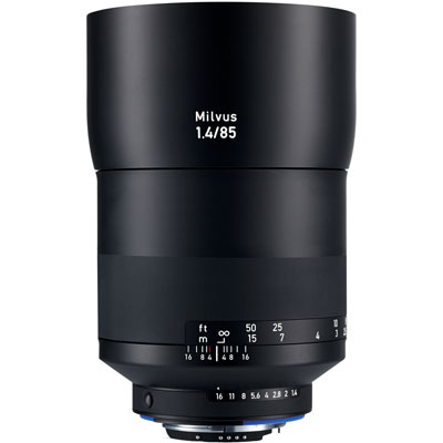 Zeiss 85mm f1.4 Milvus ZE Lens - Canon Fit
