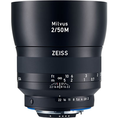Zeiss 50mm f2 Makro-Planar Milvus ZE Lens - Canon Fit