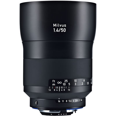 Zeiss 50mm f1.4 Milvus ZF.2 Lens - Nikon Fit