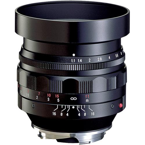 Voigtlander Nokton 50mm f/1.1 Leica M Mount Lens - Black