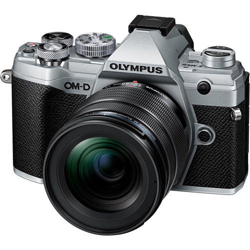 Olympus OM-D E-M5 Mark III Mirrorless Camera with 12-45mm Lens (Silver)